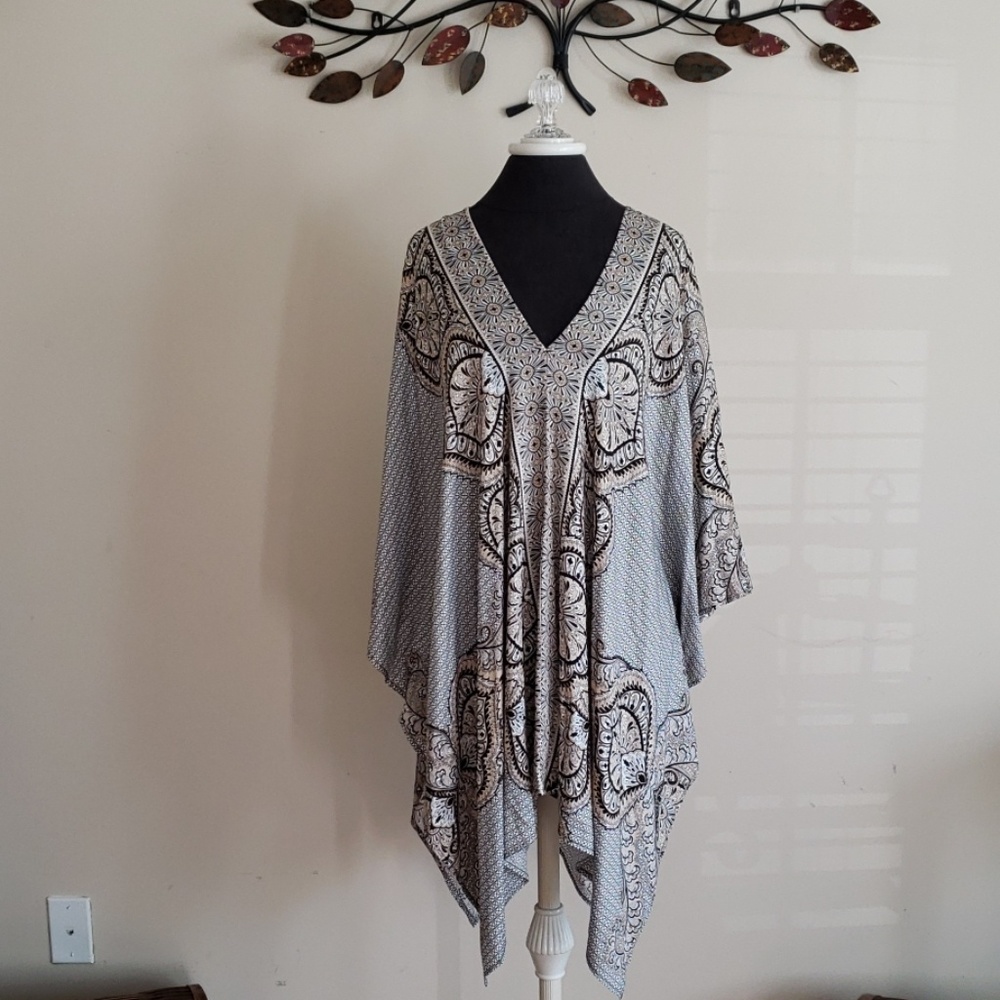 Fab'Rik Pool Beach Cover Up dress Small EUC